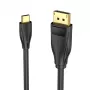 Vention USB-C naar DisplayPort 8K-kabel 2 m, USB Type-C naar DP, zwart