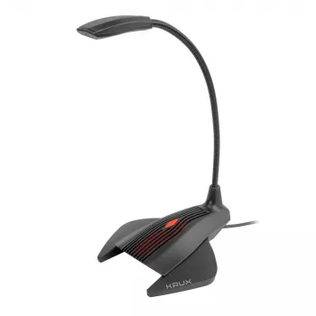 Kabelmicrofoon KRUX Prana Jack KRX0005 – cardioïde, 20–20000 Hz, 16-bit, zwart