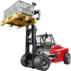 Linde HT160 heftruck met pallet (rood/zwart, incl. 3 gaasbakken)