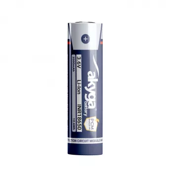 Akyga AKY2465 INR18650-35M-PCM Li-Ion-accu 18650 3,6 V 3500 mAh met PCM-beveiliging