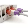 Kleurcoderingsclip Digitus Color Clips voor patchkabels A-CC-VI PVC violet