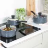 Pannenset Russell Hobbs Nightfall Stone 3-delig 16/18/20 cm antiaanbaklaag