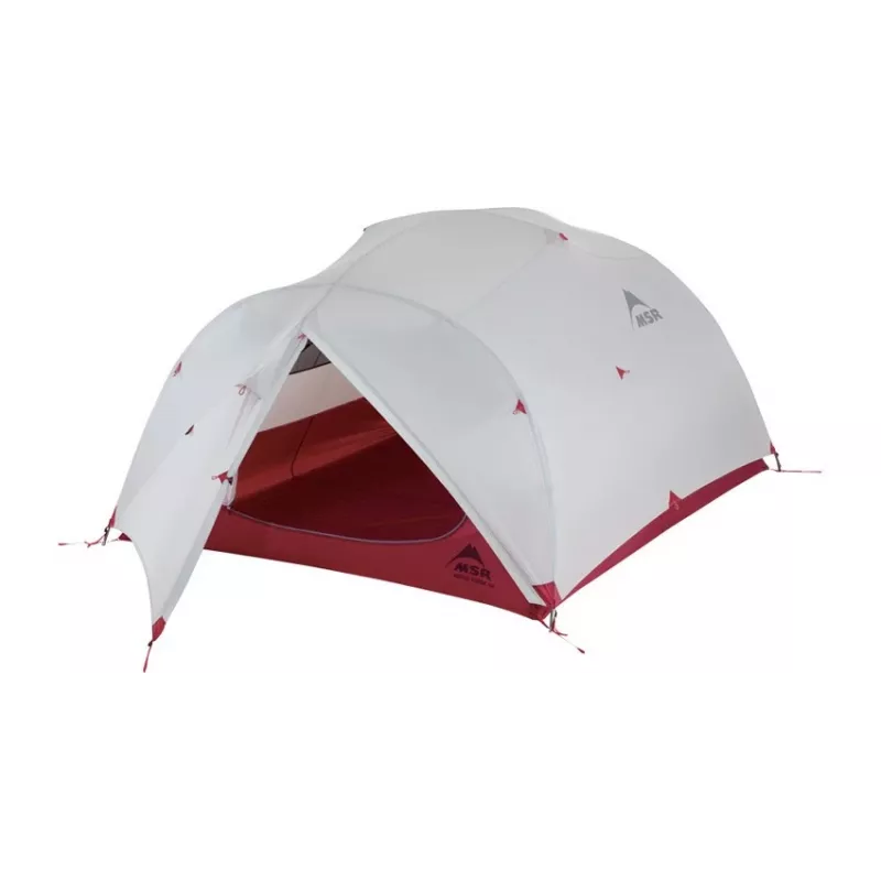 MSR Mutha Hubba NX Tent voor 3 personen, Grijs, Rood