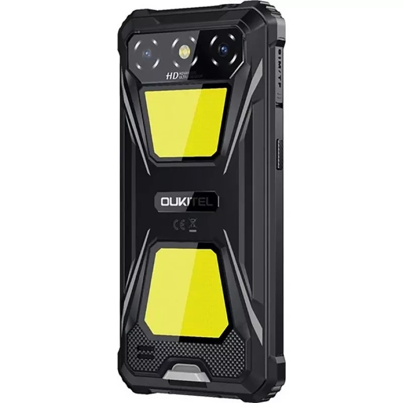 OukiTel G5 smartphone 6 inch scherm, 4 GB RAM, 128 GB opslag, 6300 mAh accu, zwart