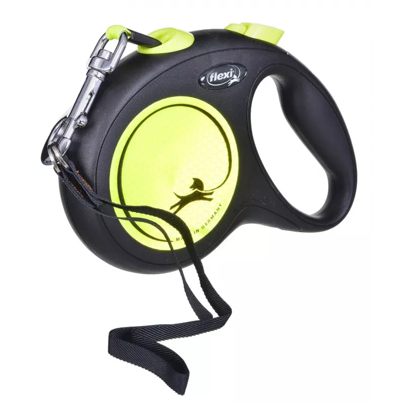 FLEXI nieuw Neon L – rolriem – 5 m