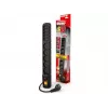 HSK DATA S10 3m verlengkabel 10 AC-stopcontacten binnen/buiten zwart