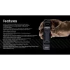 Zaklamp Nitecore EDC29 roestvrijstalen behuizing, 2 LED's, 15–6500 lm, IP54, USB oplaadbaar