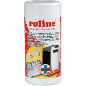 ROLINE desinfecterende computerreinigingsdoekjes, 100 stuks