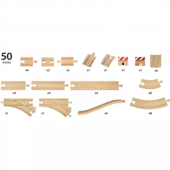 Brio World XXL Large Track assortiment, Railway