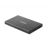 NATEC RHINO GO behuizing USB 3.0 voor 2,5'' SATA HDD/SSD, zwart aluminium
