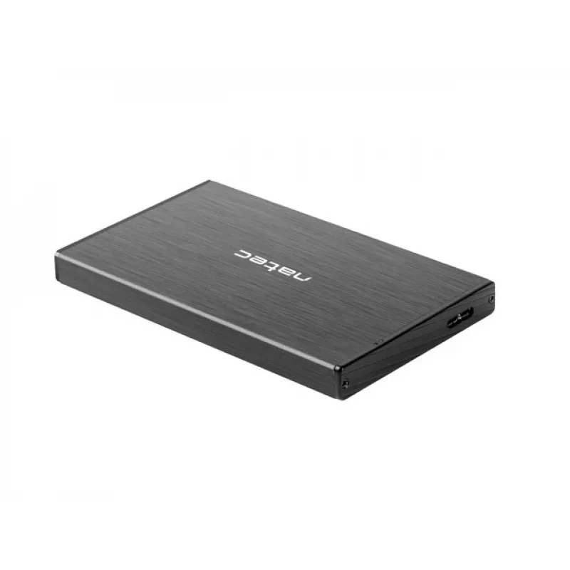 NATEC RHINO GO behuizing USB 3.0 voor 2,5'' SATA HDD/SSD, zwart aluminium