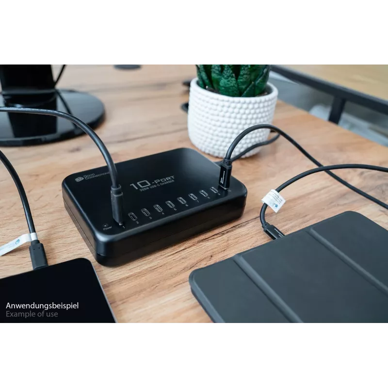 Alcasa PCA-D007S oplader voor mobiele apparaten tablet zwart AC snelladen binnen