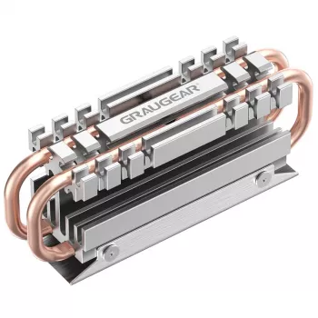 Koellichaam/radiator GRAUGEAR G-M2HS06 aluminium koper voor M.2 NVMe SSD