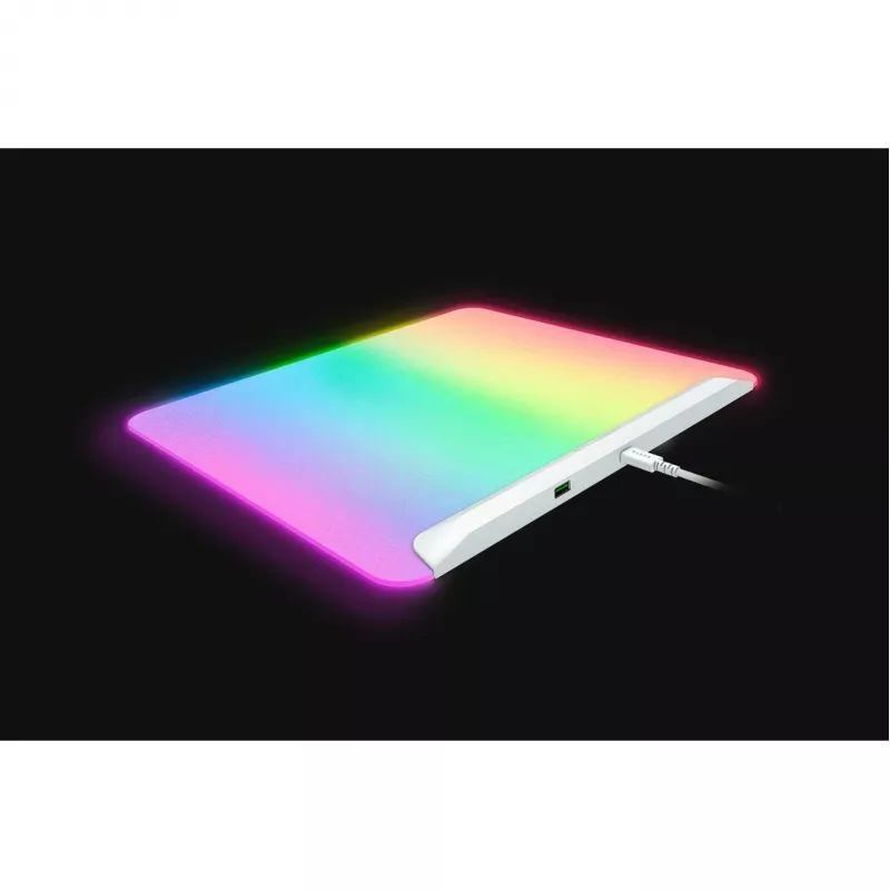 Razer Firefly V2 Pro - muismat - volledig verlicht RGB, gaming - wit (RZ02-04920200-R3M1)