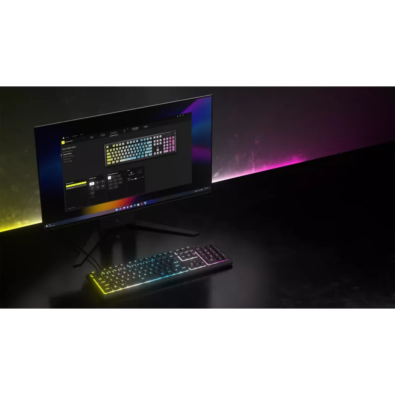 Corsair CH-9226D65-DE toetsenbord gaming USB QWERTZ Duits grijs