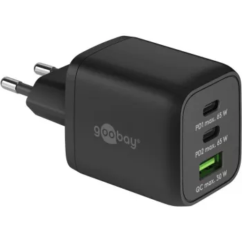 Goobay 64753 oplader voor mobiele apparaten koptelefoons - smartphone - tablet zwart AC snelopladen binnen (64753)