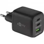 Goobay 64753 oplader voor mobiele apparaten koptelefoons - smartphone - tablet zwart AC snelopladen binnen (64753)