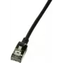 LogiLink slanke U/FTP-netwerkkabel 3 m Cat6a U/FTP (STP) zwart (CQ9063S)