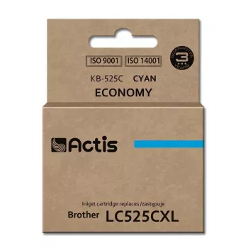 Actis KB-525C inkt (vervangt Brother LC525C; standaard; 15 ml; cyaan)