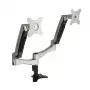 SilverStone SST-ARM22SC dual-monitorhouder - zilver