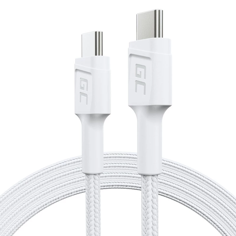 Green Cell KABGC30W USB-kabel USB 3.2 Gen 1 (3.1 Gen 1) 1,2 m USB-C wit