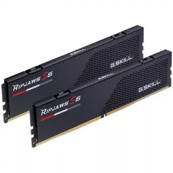 DIMM 32 GB DDR5-6000 (2x 16 GB) dual-kit, werkgeheugen zwart, F5-6000J3036F16GX2-RS5K, Ripjaws S5, INTEL XMP