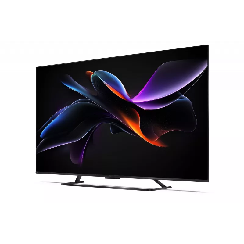 Sharp 65HR7265E 65" 4K UHD Smart LED-tv, Google TV, Wi-Fi, zwart