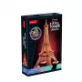 3D-puzzel Cubicfun Eiffeltoren nachteditie LED van cubicfun model 306-L534H – verlichte architectonische 3D-puzzel