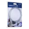 Gembird LK-K-01 kabelslot voor notebooks (sleutelslot) 1,8 m