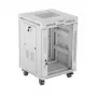 Lanberg FF01-6615-12SL Rackkast 15U vrijstaand rack Grijs