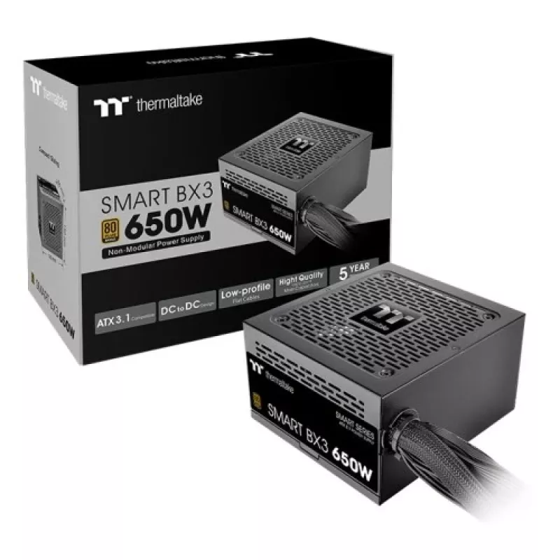 Thermaltake Smart BX3 650W | 80Plus Bronze | non-modulair
