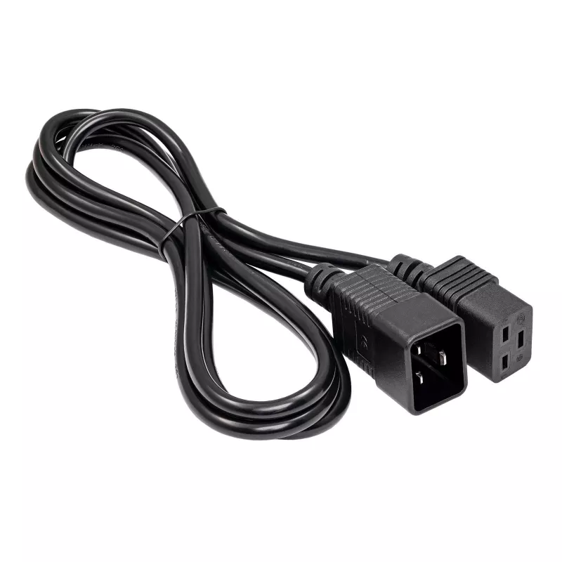 Akyga AK-UP-03 server verlengkabel IEC C20 naar C19, 1,8 m, zwart