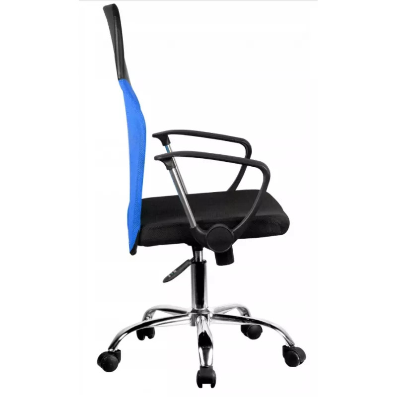 Topeshop KRZESŁO NEMO NIEBIESKIE bureau-/computerstoel gevoerde zitting mesh rugleuning