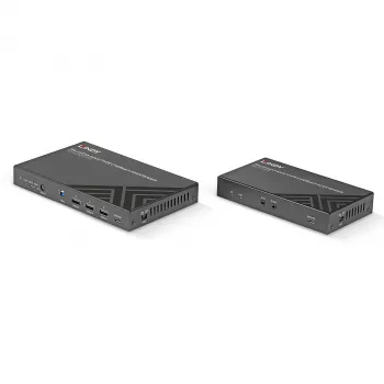 Lindy 70m Cat.6A HDMI 4K60 & Type C HDBaseT 3.0 KVM-extender