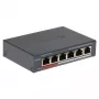 Netwerk-switch Hikvision DS-3E0106P-E/M(B) — 6-poorts PoE Ethernet switch