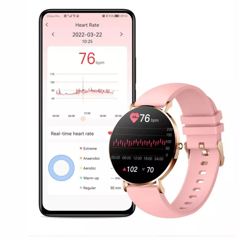 Smartwatch Manta SWU501PK roze