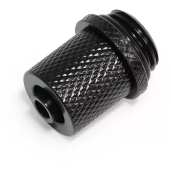 Alphacool 17643 fitting messing zwart 17 mm × 17 mm × 21 mm
