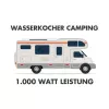 Elektrische waterkoker Gastroback 1 L 1000 W zwart roestvrij staal
