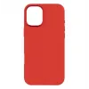 Achtercover FIXED voor Apple iPhone 16 Plus — MagFlow vloeibaar siliconen, rood