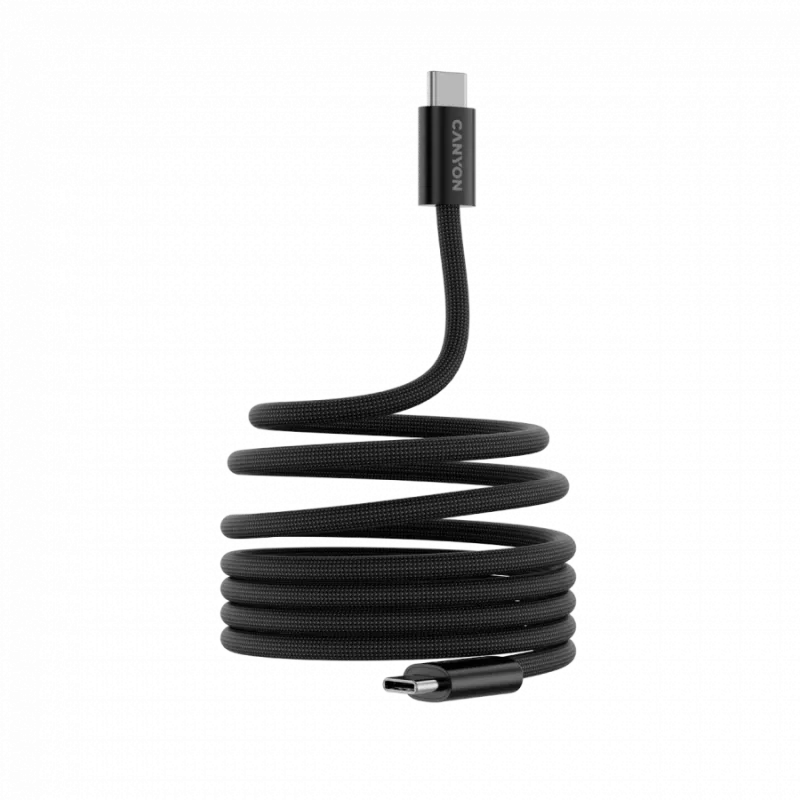 CANYON Kabel OnWire 60MG C-C 60W Magneet Gevlochten 1m Zwart