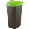 Curver 214125 afvalemmer 110 L rechthoekig kunststof zwart, groen