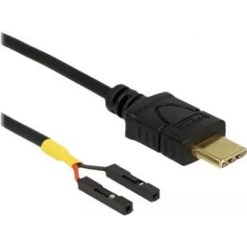 USB-kabel DeLOCK 85394 0,1 m USB-C zwart