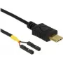 USB-kabel DeLOCK 85394 0,1 m USB-C zwart