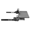 Maclean toetsenbordhouder onder bureau, verstelbaar, max. 5 kg, 67x24 cm, MC-462