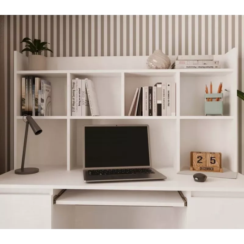 KUBA bureauset + extension piece, wit