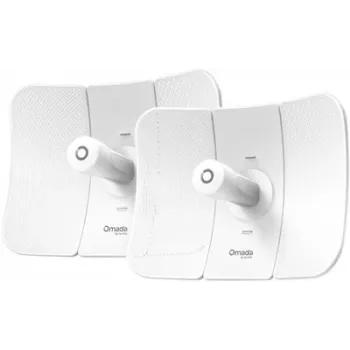 Netwerkbridge TP-LINK Beam Bridge 5 UR KIT, 5 GHz single-band, Wi-Fi 5 (802.11ac), Gigabit Ethernet, externe antenne, max. bereik 15000 m, wit