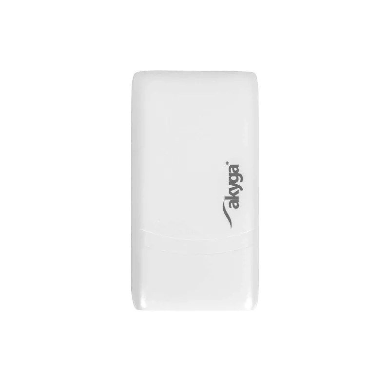 Akyga AK-CH-32 platte GaN-USB-C-oplader 65 W, 2 x USB-C PD, wit