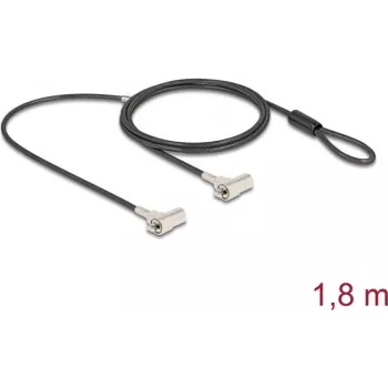 Kabelslot Navilock 20934 zwart zilver 1,8 m sleutelslot