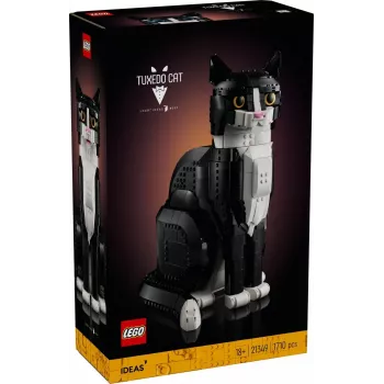 LEGO-set Ideas 21349 Tuxedo Cat bouwset — verzamelbaar steenmodel, showstuk
