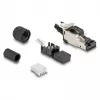 DeLOCK 86017 kabelverbinder RJ45/LSA zwart zilver stekker